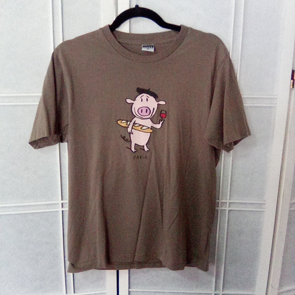 Vintage 90's Alma Mater Paris Pop Art T Shirt